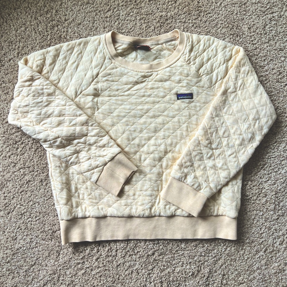 Patagonia quilted sweatshirt Size Med